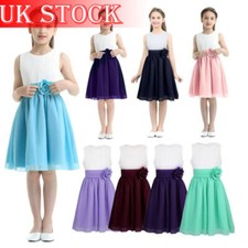 UK Kids Flower Girl Dress