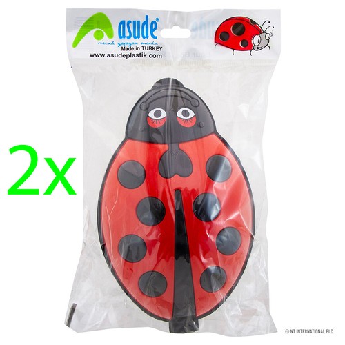 Ladybug double crumb brush - double,