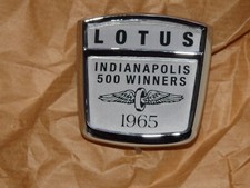 FORD LOTUS CORTINA MK1 INDIANAPOLIS 500 WINNERS BADGE TWINCAM CENTRE CONSOLE