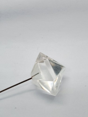 Vintage clear early plastic - clear,