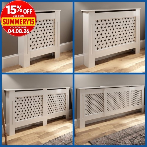 White radiator cover grill - radiator,