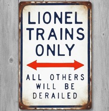 Lionel Trains Only 8 x 12