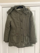 Girls H&M Khaki Hooded Parka