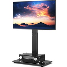 Floor TV Stand with Swivel