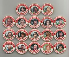 NOTTINGHAM FOREST FC  CHAMPIONS OF ENGLAND 1977/78 BADGES X 18 38mm  In Size