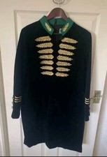 Comino Couture Military Style Velvet Dress Designer Size 10