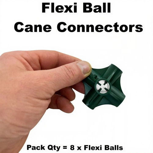 Bamboo cane connectors caps - cane,