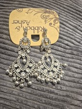 Ladies Ribbon And Asher Drop Earings