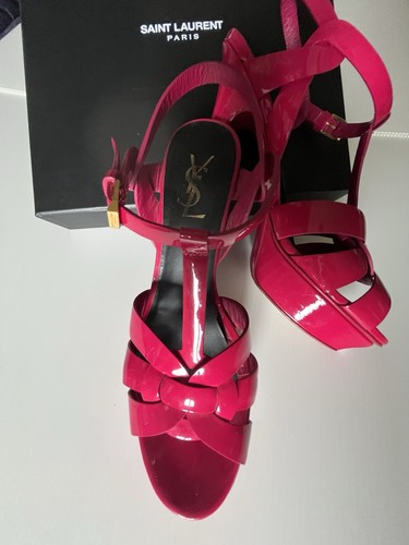 Pink patent tribute sandals - tribute, 39