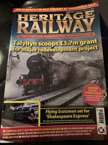Heritage railway magazine - railway,