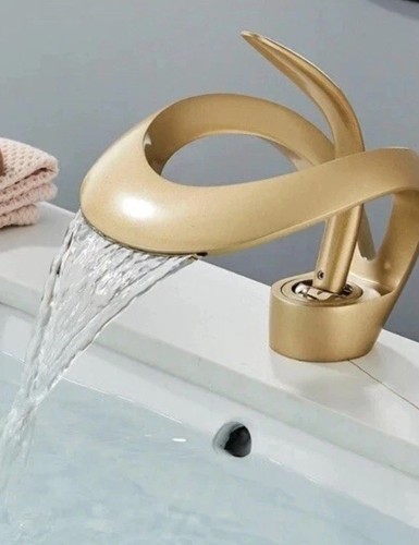 Hollowed gold waterfall single - waterfall,