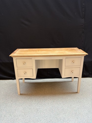 Solid oak painted - &, cream