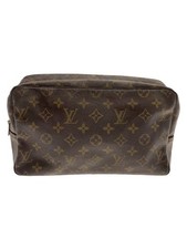 LOUIS VUITTON Toiletry Pouch 23 Monogram Canvas BRW PVC BRW