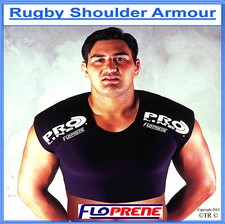 FLOPRENE RUGBY SHOULDER ARMOUR PROTECTIVE PADDING    