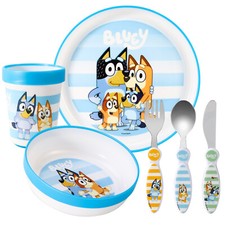 Bluey Kids 6 Piece Dinnerware
