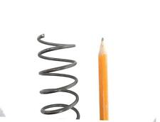 UK 26mm OD Stainless/Carbon compression spring up to 1m long Next day