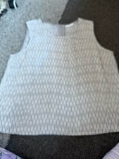 Sleeveless Linen Top Uk 18