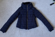 Zara Women Navy Blue puffer