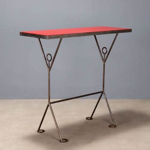 Vintage console red lacquered - console,