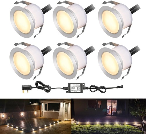 Warm white led - warm, decking