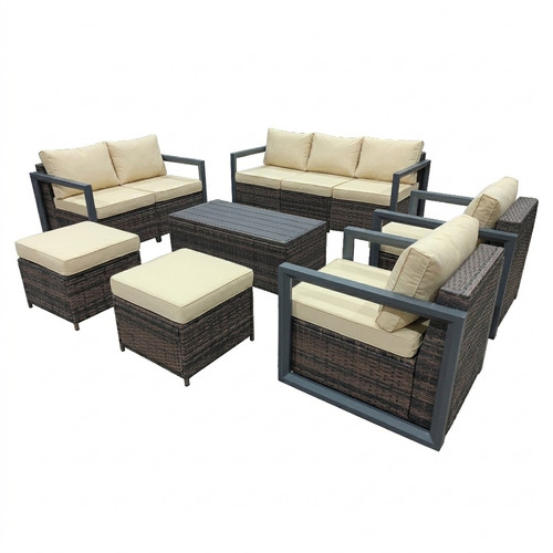 Rattan sofa set - rattan,
