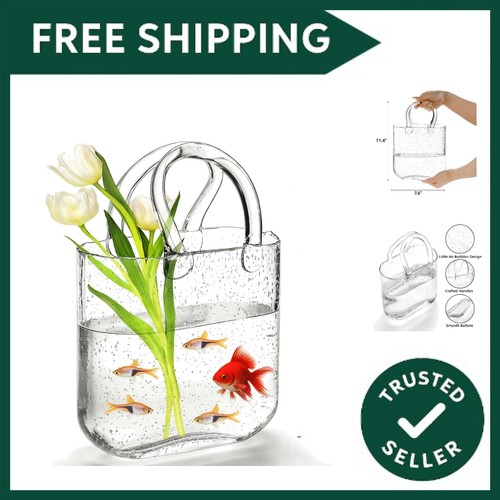 Purse vase for flowers unique - purse,