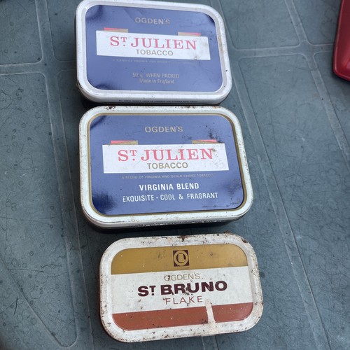 Vintage tobacco tins st - vintage,