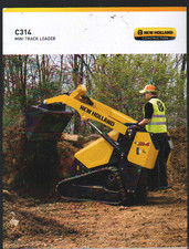 New Holland "C314" Mini Track Loader Brochure Leaflet