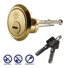 Security 6 Pin Rim Cylinder | SUPERIOR | Door Lock Night Latch Yale ERA Fitment