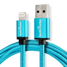 For iPhone Charger Cable Heavy Duty Braided USB Charging Lead Data Sync 1m 2m 3m