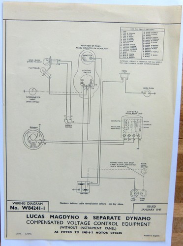 Original lucas motor cycle - original,