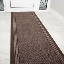 Best Brown Non Slip Dirt Catcher Runners Custom Extra Long Hallway Runner Rug