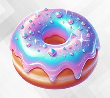 Donut Wall vinyl decal sticker