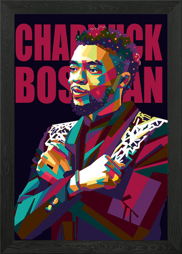 Chadwick boseman framed wall - chadwick,
