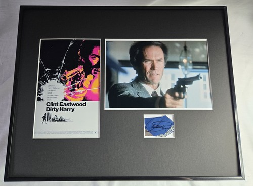 Clint eastwood signed photo - eastwood,