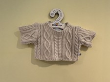 Build bear cream aran jumper - a,