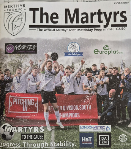 Merthyr town v chester - 25/26,