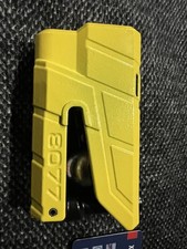 ABUS Granit Detecto X-Plus 8077 Motorcycle Brake Disc Lock Alarm 13mm Yellow
