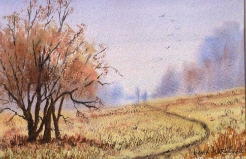 Original watercolour a - ,
