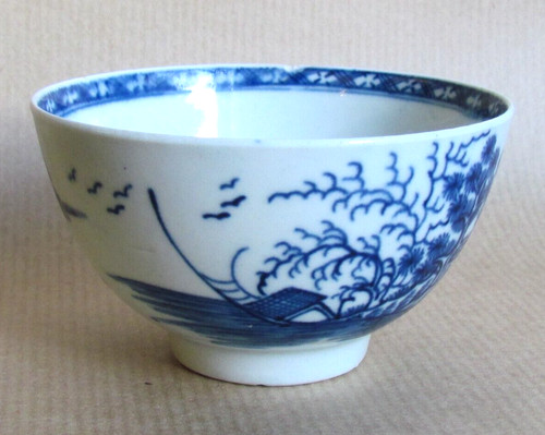 Worcester caughley tea bowl - caughley,