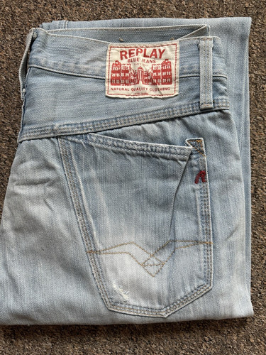 Replay twisted leg jeans
