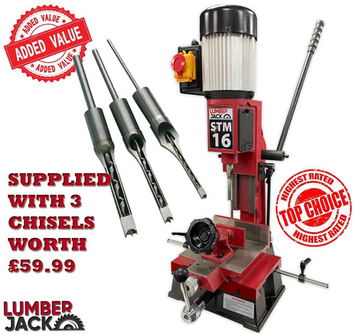 Lumberjack bench morticer 370w - lumberjack,