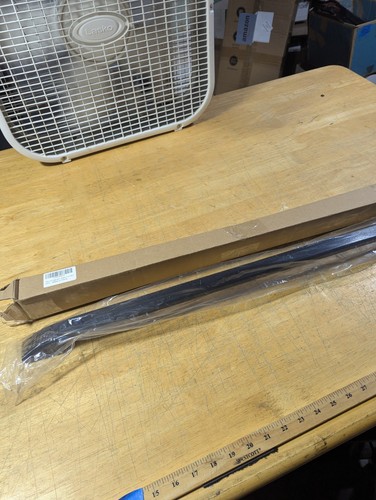 Scratched oven door handle - door,