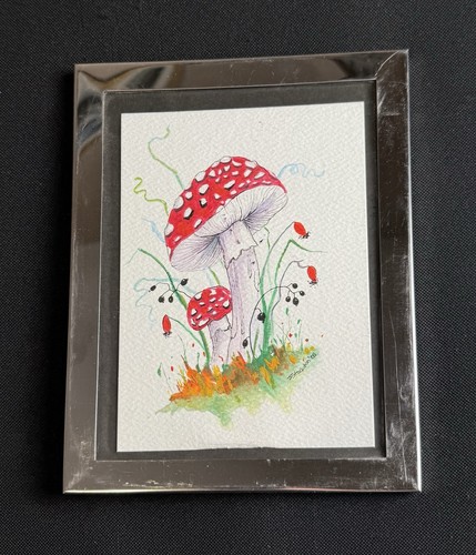 Original signed watercolour - original,