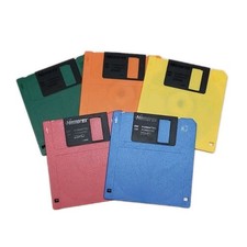 (4) Floppy Disks NEW COLOR