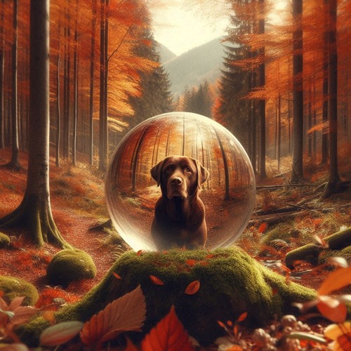 Chocolate labrador cross - chocolate, (15)