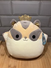 Ziv the Sugar Glider Squishmallow Crown, 12" Soft Toy Plush With Tags