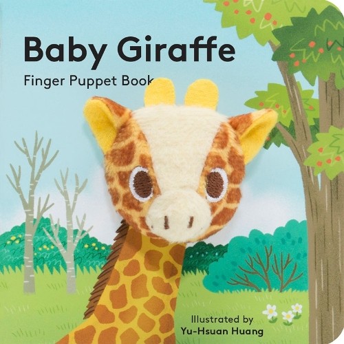 Baby giraffe finger puppet - finger,