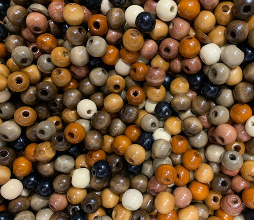 Brown mixed 12mm - brown,