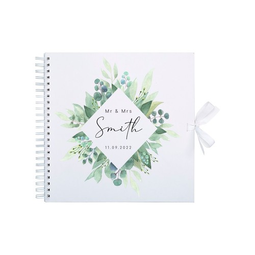 Personalised wedding scrapbook - personalised,